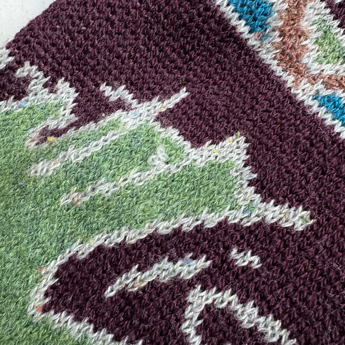 미쏘니 스포츠 멀티패턴 니트 상품이미지4