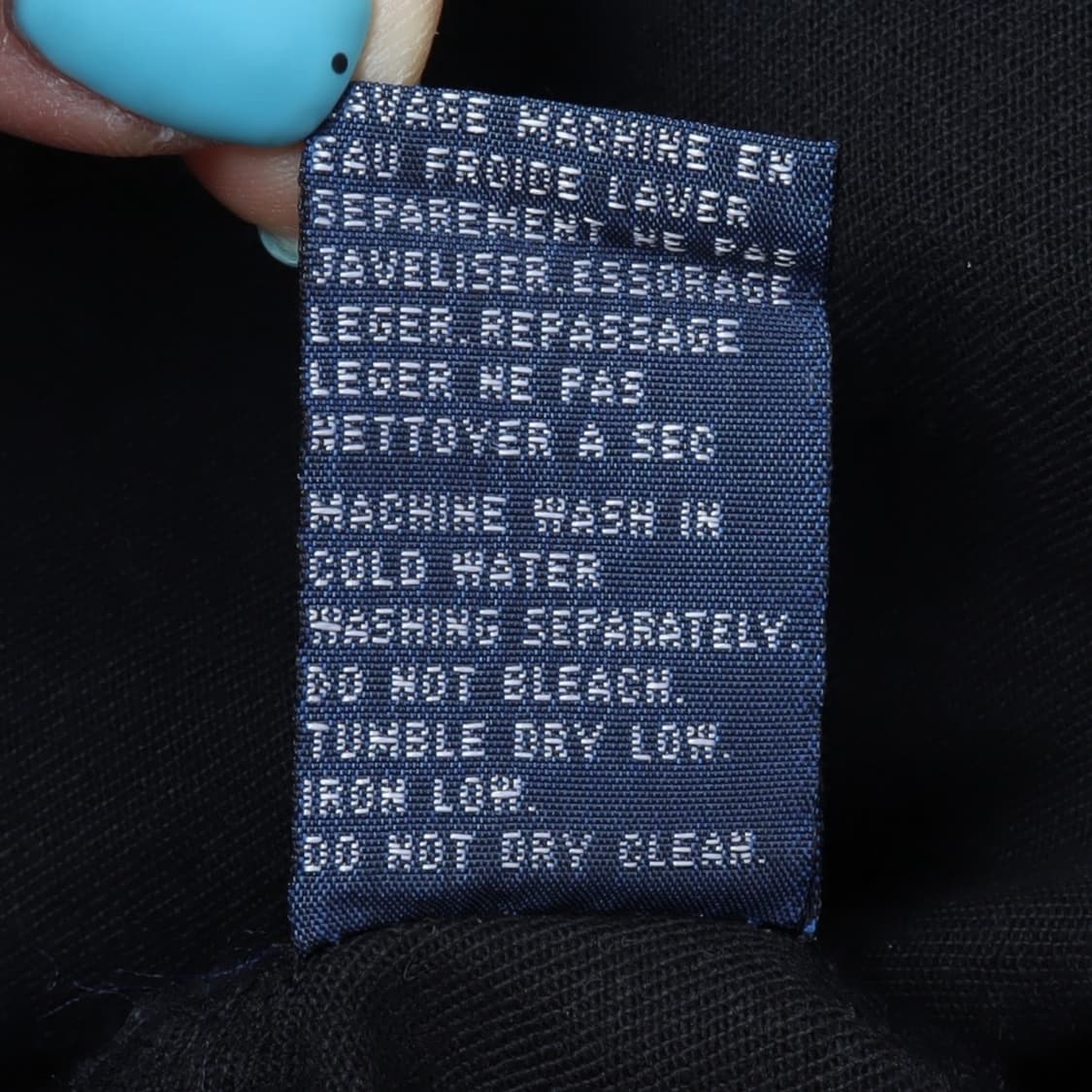 폴로 랄프로렌 블랙 코튼 스윙탑 블루종 자켓 상품이미지10