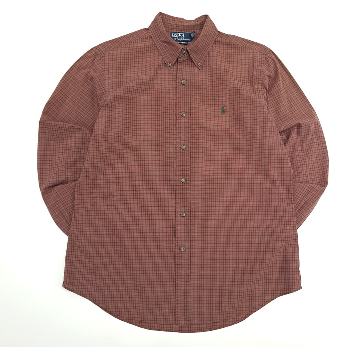 CN751 L 폴로 랄프로렌 크리스마스 미니 타탄체크 긴팔 셔츠 남방 상품이미지1