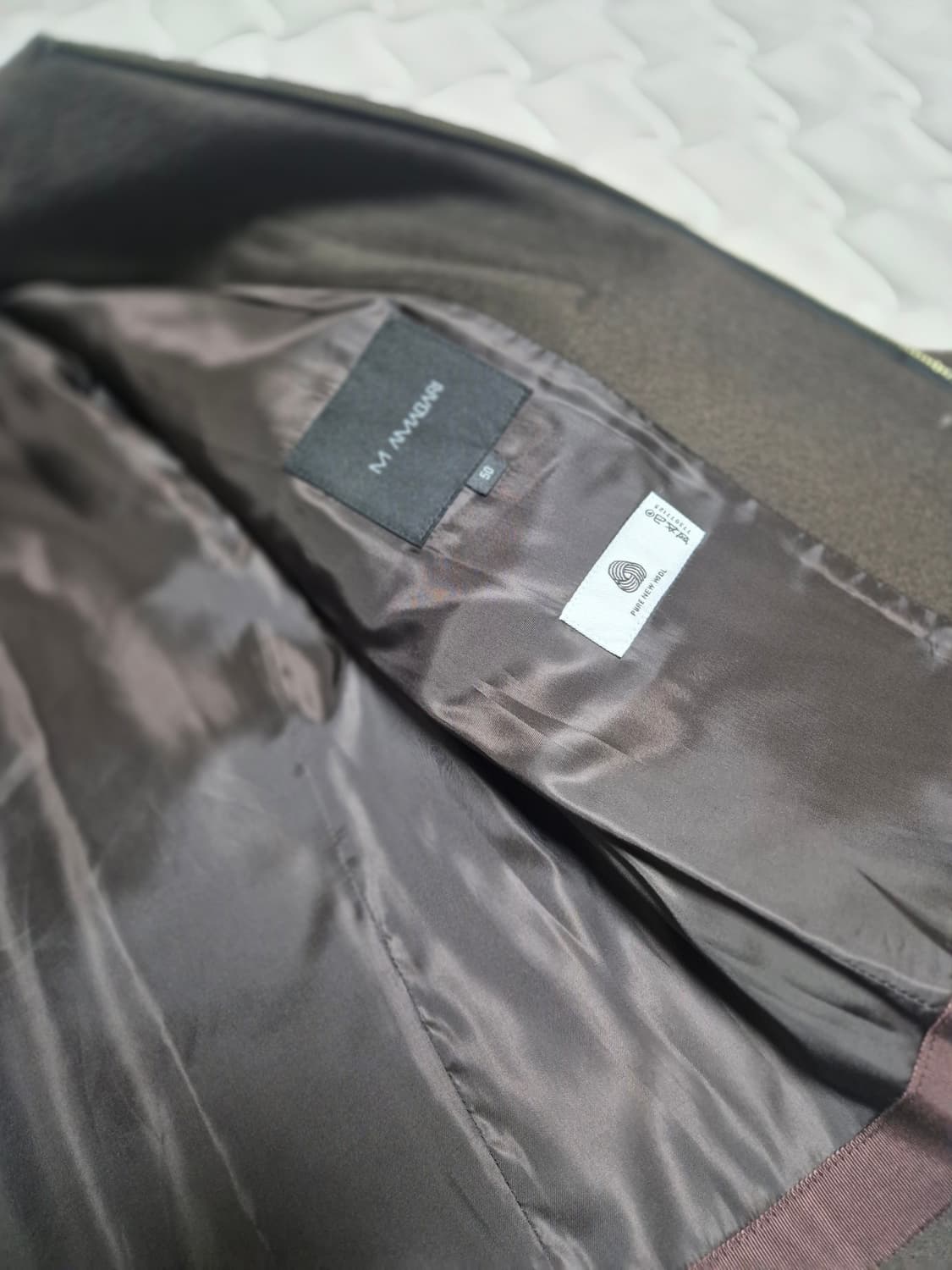 마마가리 핸드메이드블루종 다크브라운 50사이즈 팝니다 상품이미지4