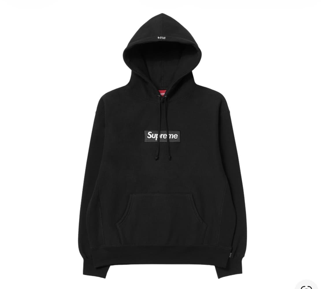 [M] 슈프림 박스 로고 후드티 블랙 상품이미지1