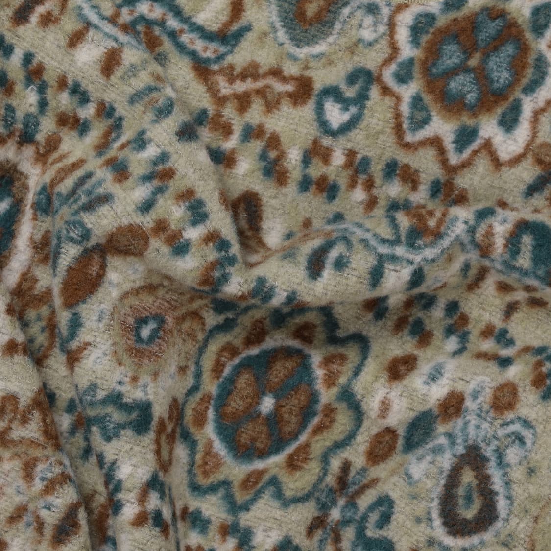 미쏘니 라운드넥 패턴 플리스 롱슬리브 상품이미지4