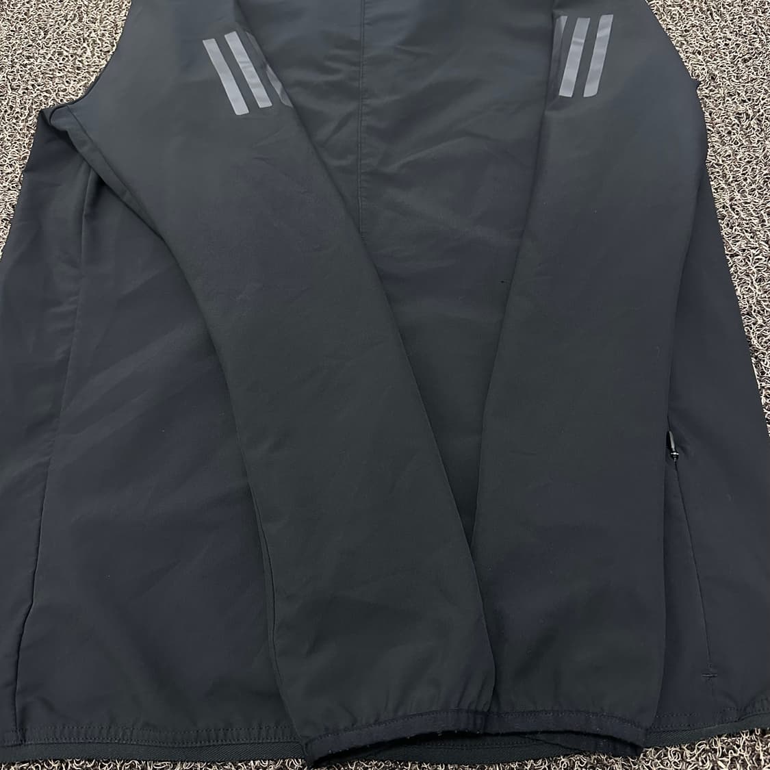 아디다스 경량 후드 바람막이 자켓 블랙 105(XL) 상품이미지6