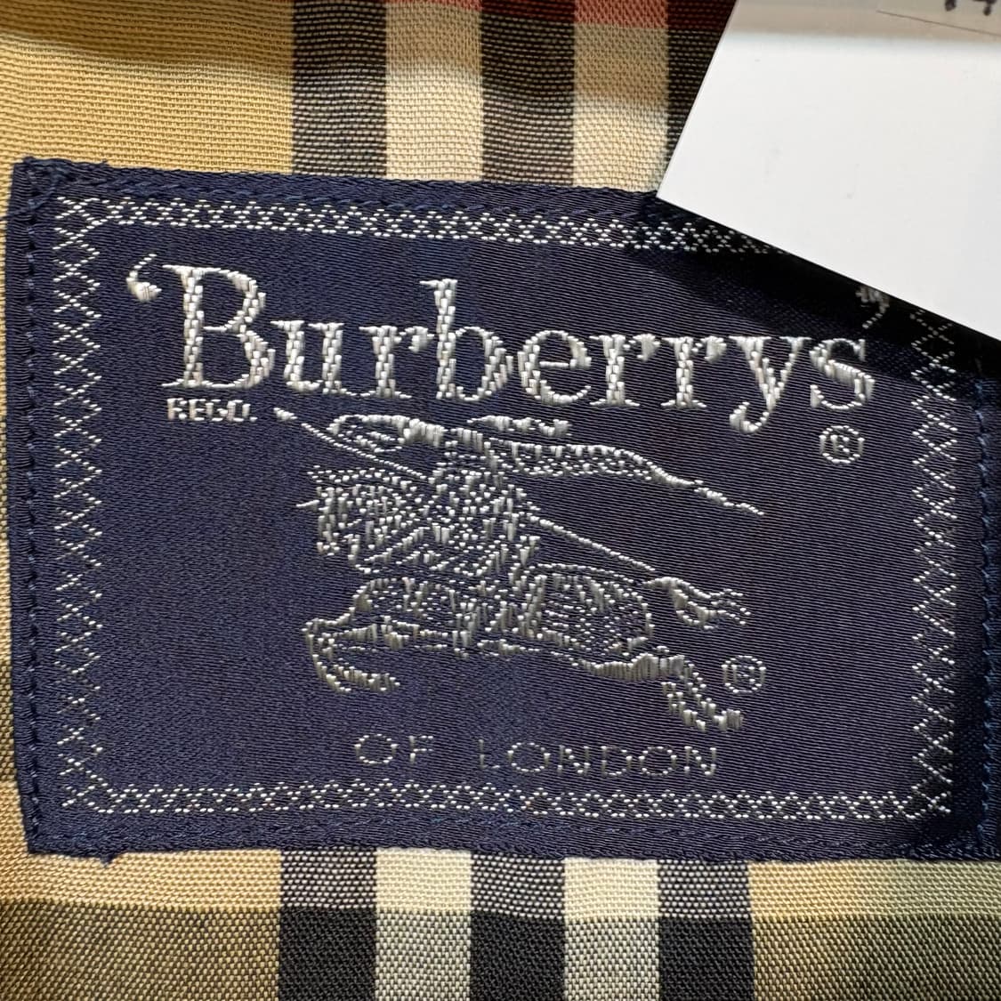 [XL] BURBERRY 버버리 빈티지 블루종  상품이미지9