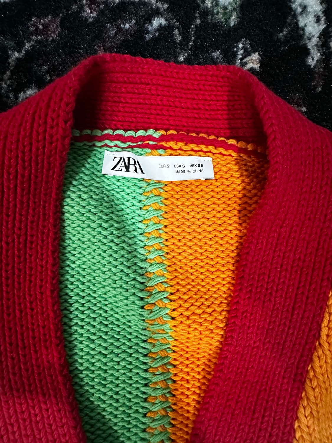 자라 컬러풀 니트 가디건 상품이미지2