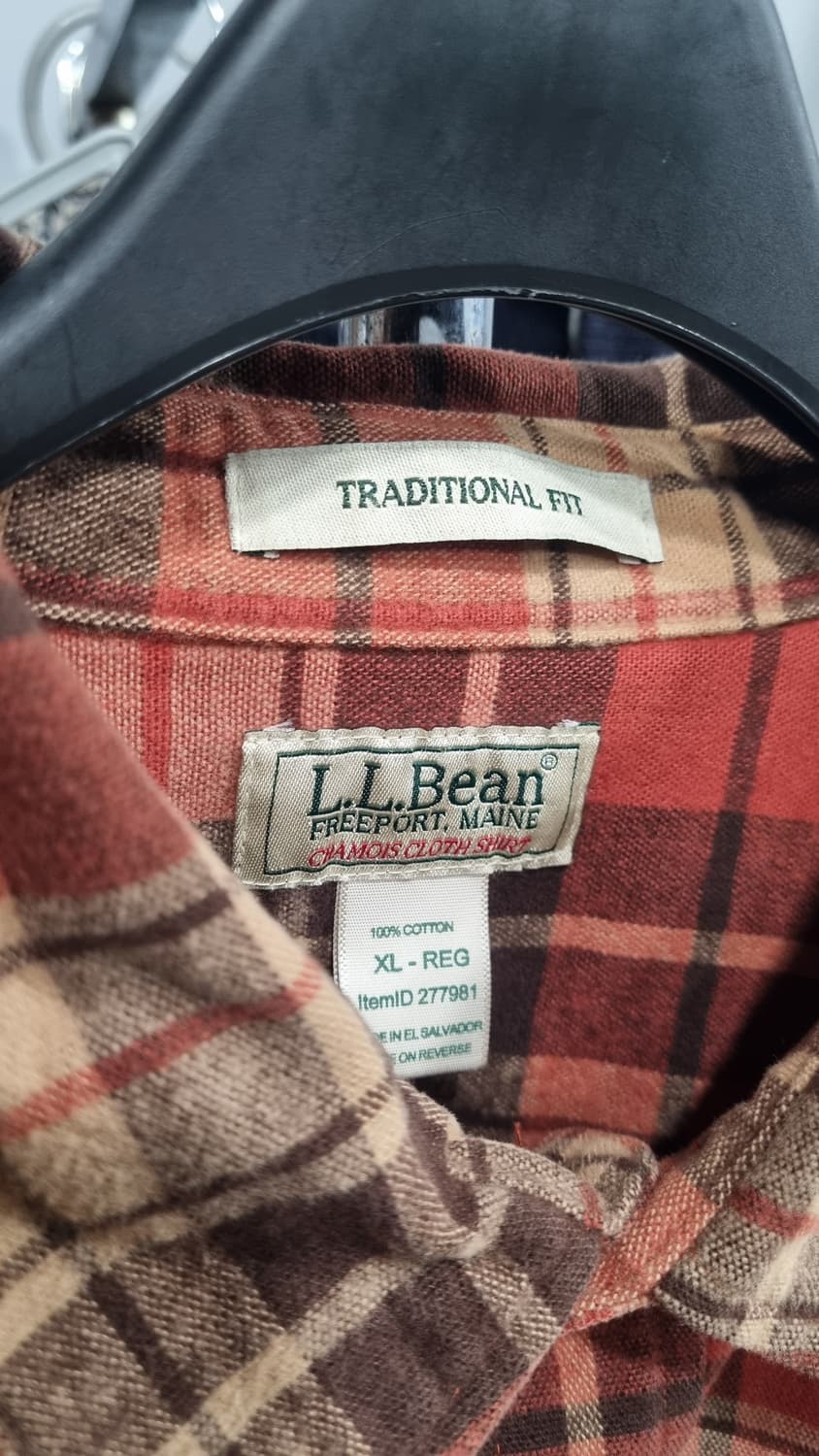 L.L.BEAN(엘엘빈) 추동용 체크셔츠 110~115(가슴단면64) 상품이미지2