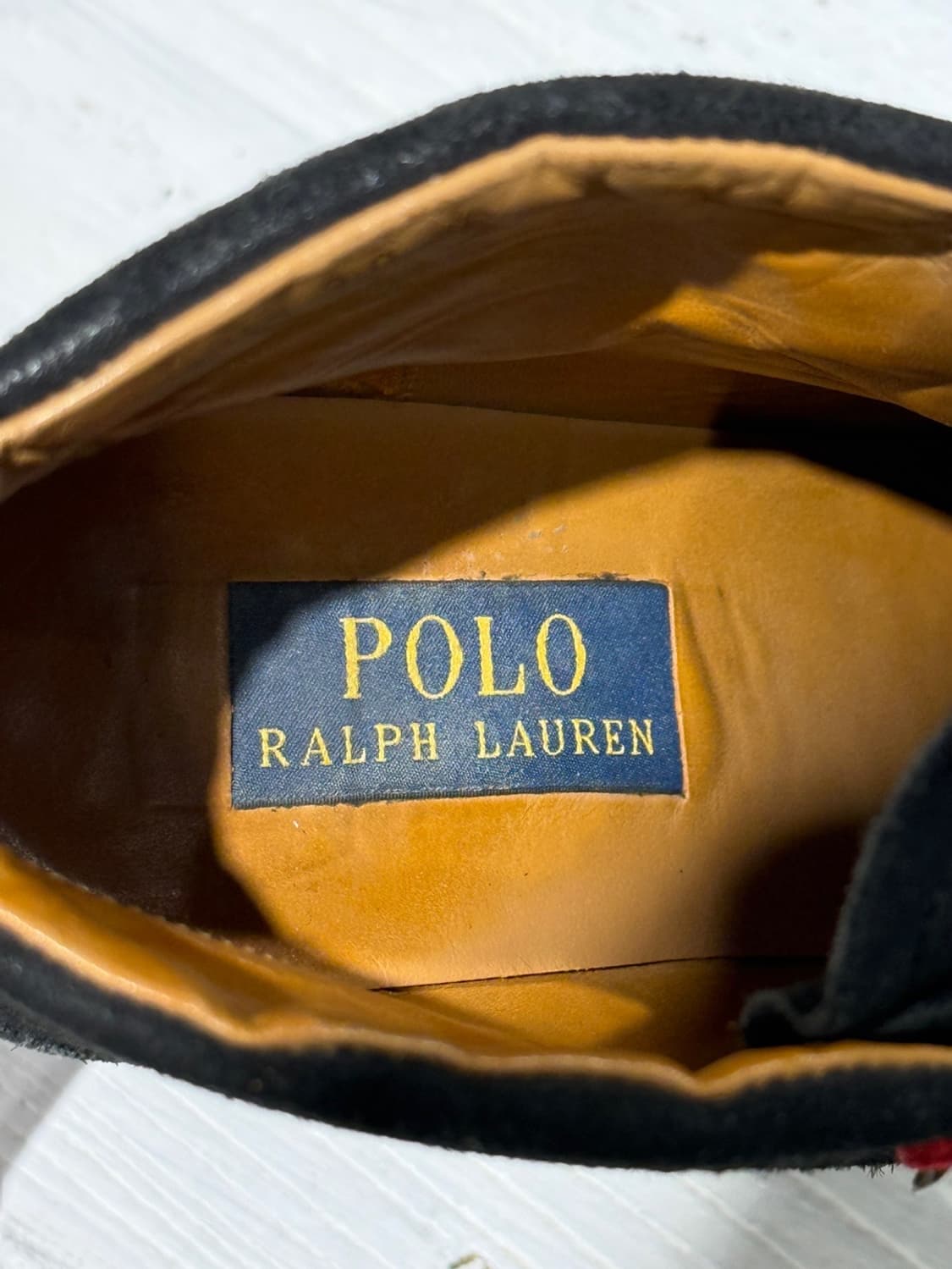 폴로 랄프로렌 블랙 헬렌 스웨이드 플랫폼 하이킹 부츠 상품이미지6