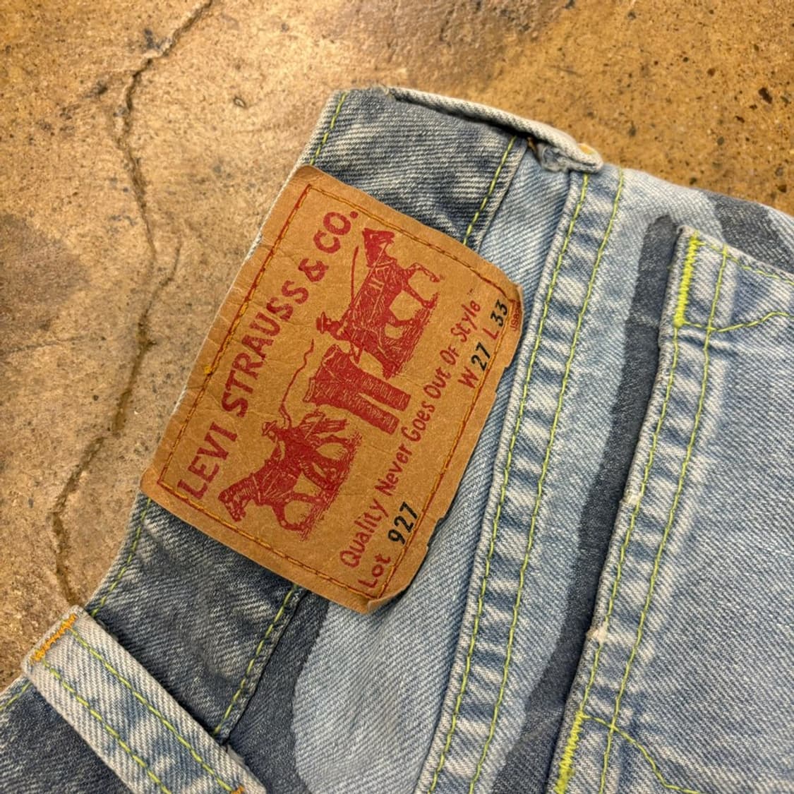 [정품] 리바이스 청바지 연청 상품이미지4