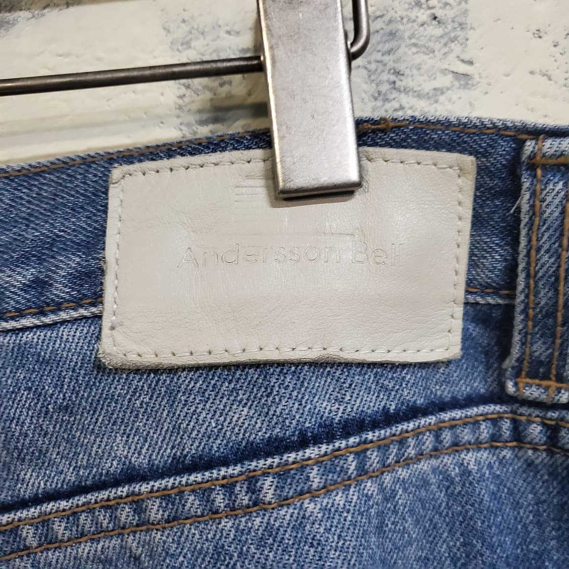 앤더슨벨 데님 와이드 팬츠 청바지  상품이미지4