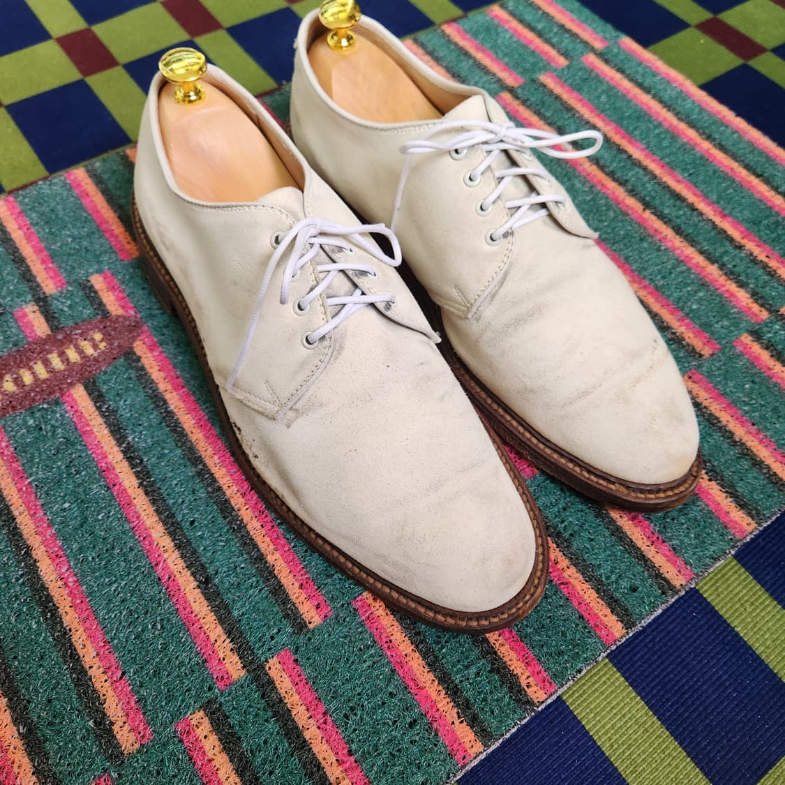 알든 2635 유니페어 별주 화이트 벅스 슈즈 상품이미지4