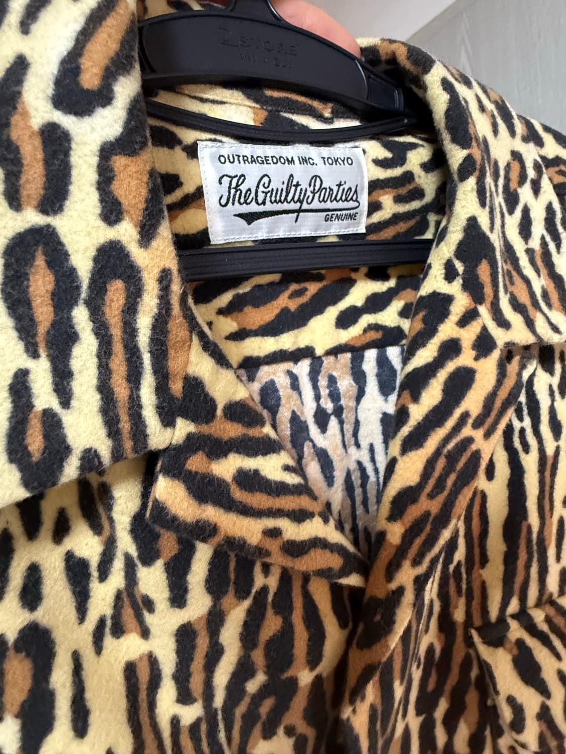 와코마리아 레오파드 셔츠자켓 상품이미지4