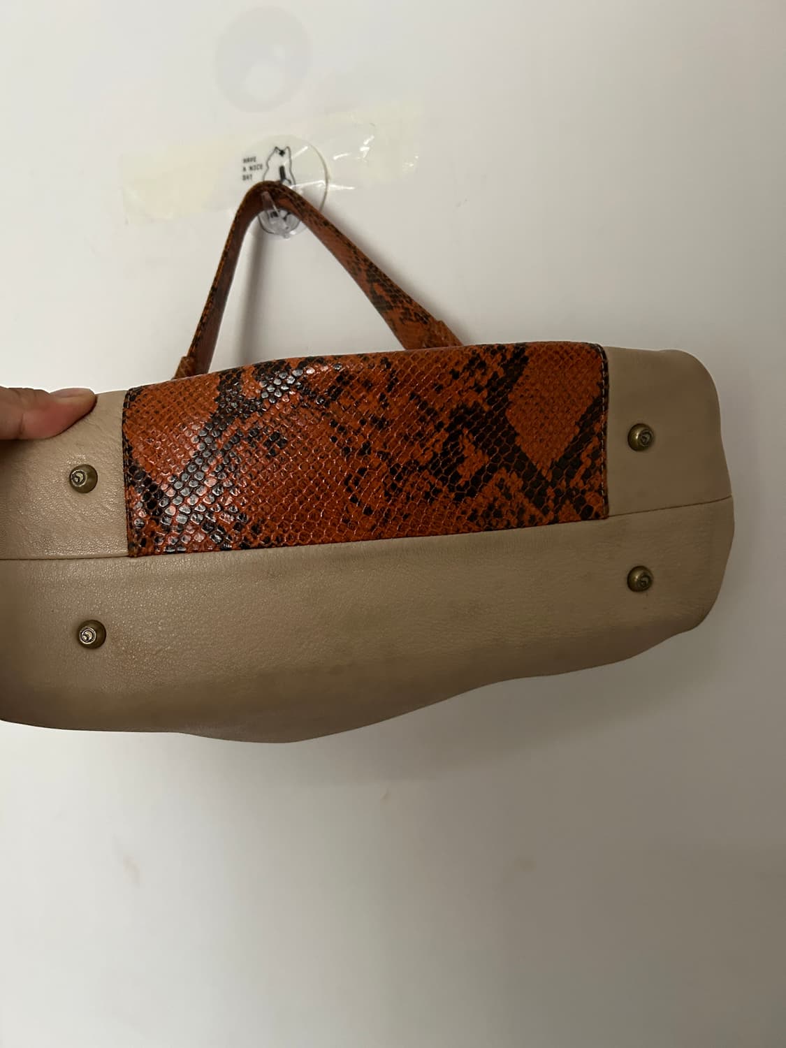 파이톤 핸드백  상품이미지5