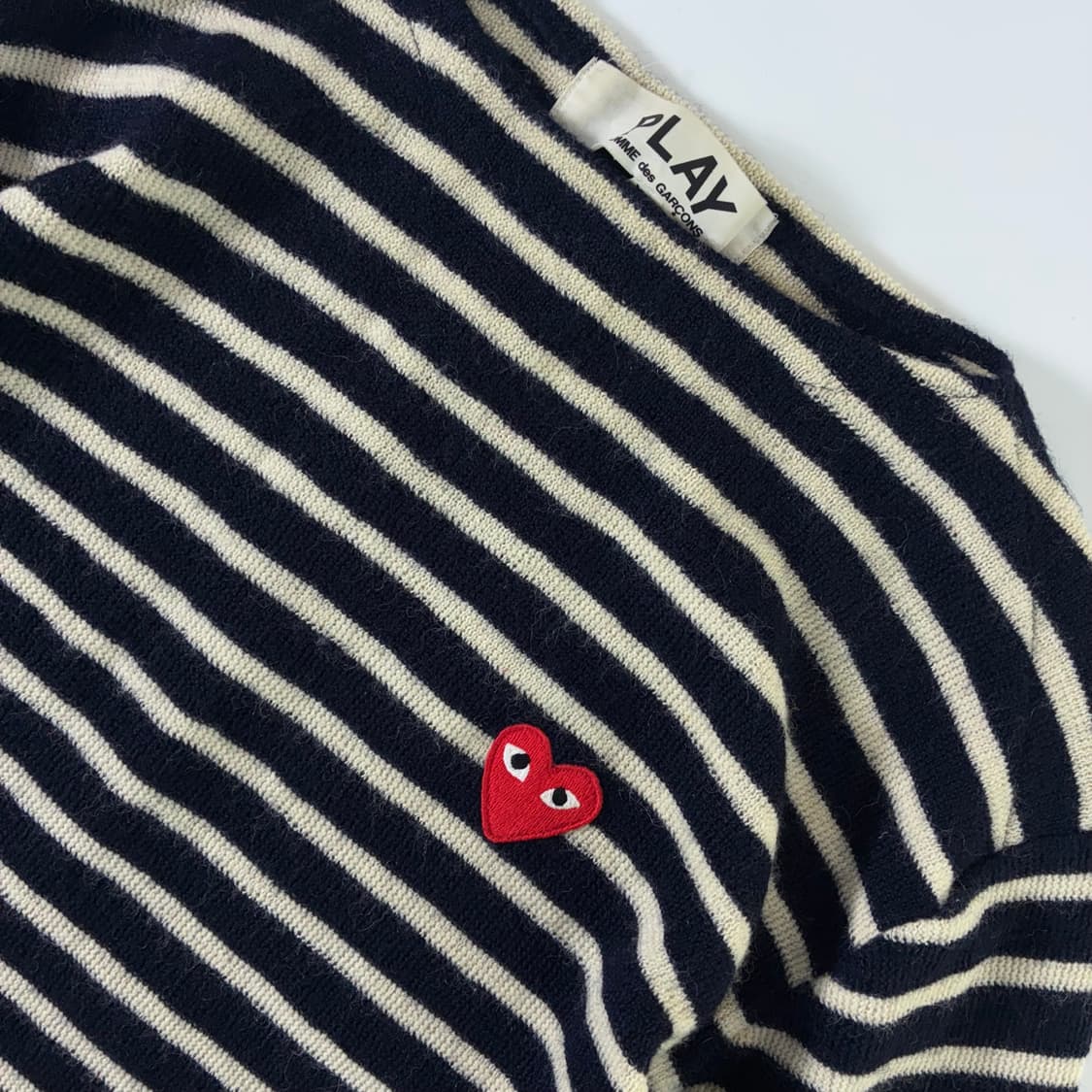 Comme des Garçons  꼼데가르송 울 스트라이프 니트 상품이미지3