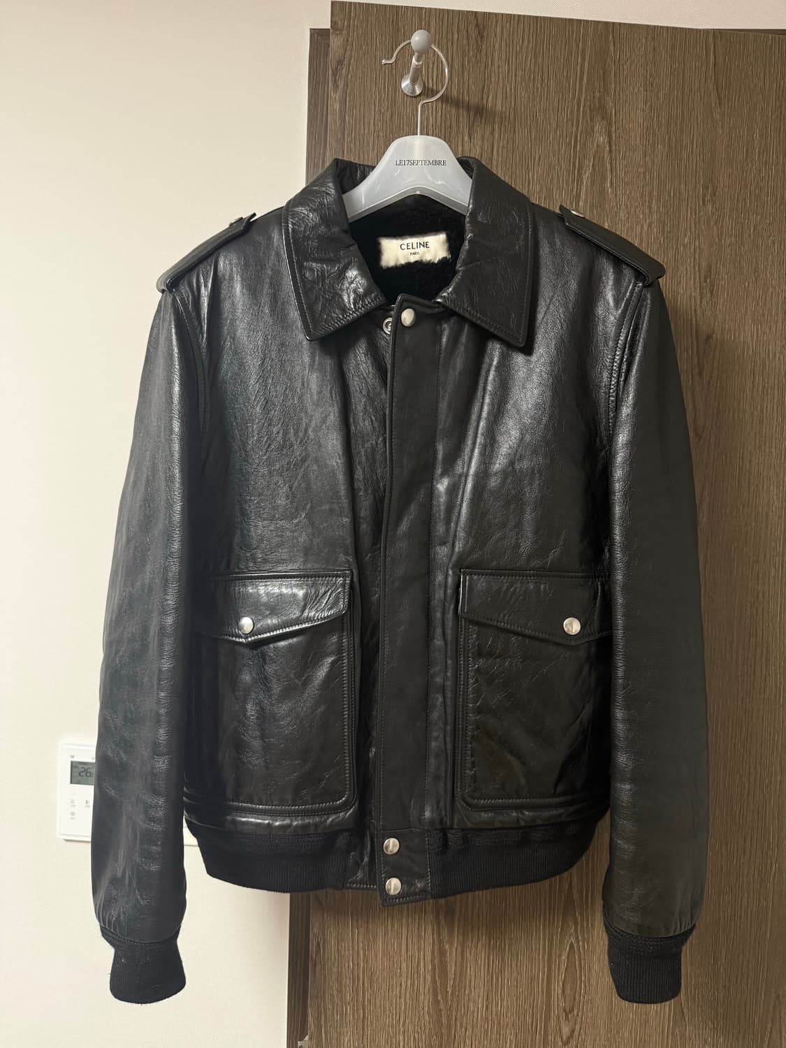 [50] 셀린느 파일럿 퍼 무스탕 레더 트러커 자켓 상품이미지3