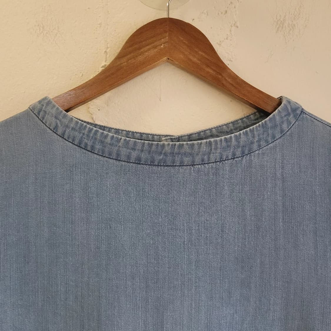 Muji 텐셀 데님 블라우스 상품이미지4