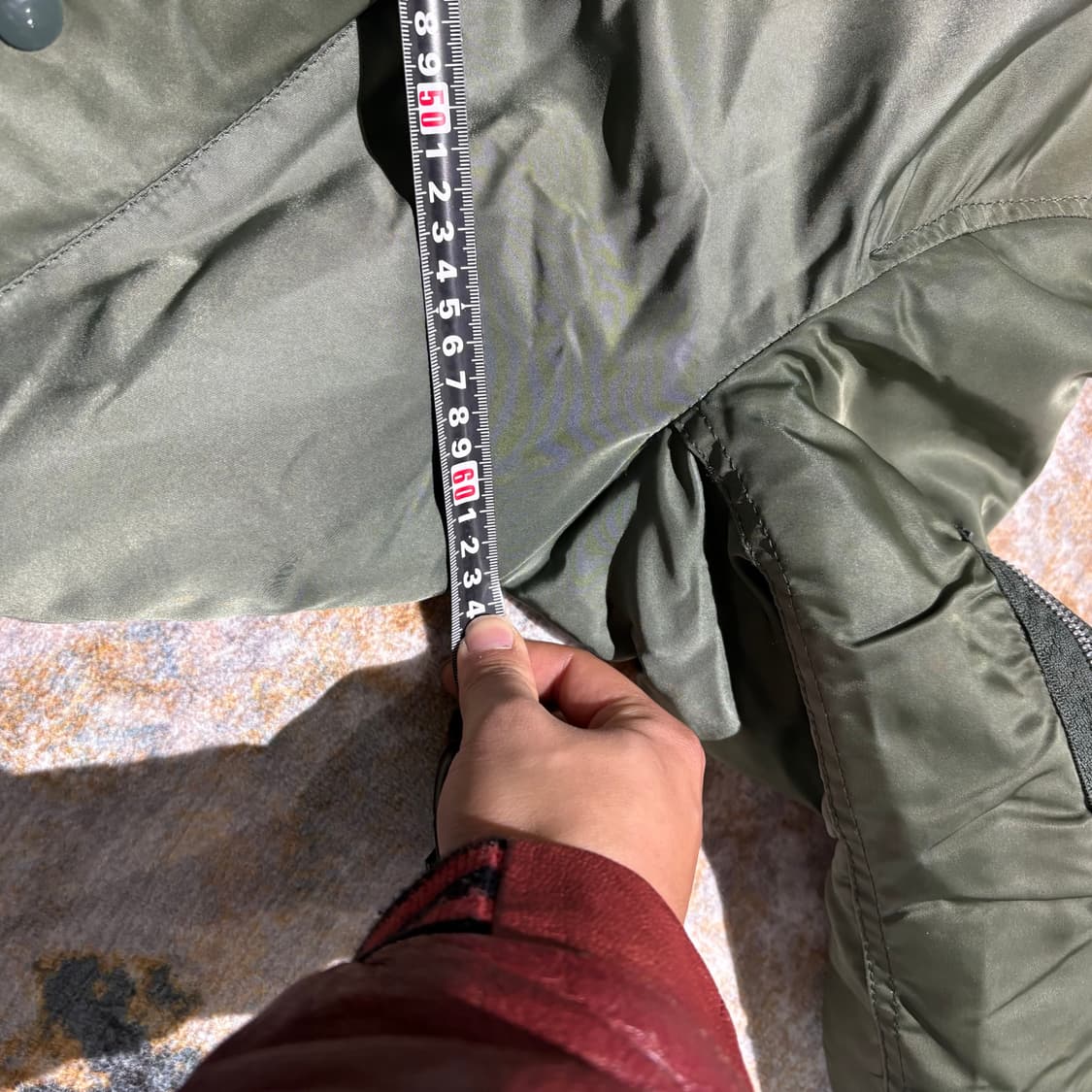 알파인더스트리MA-1 자켓 made in usa 민수용 상품이미지8