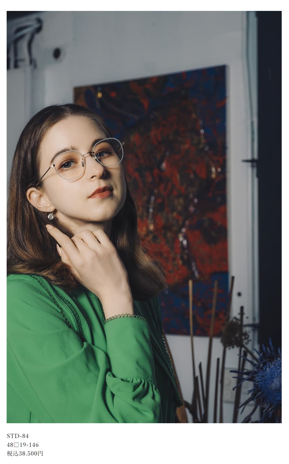 STEADY 스테디 일본 명품 하우스 브랜드 티타늄 안경 0083 상품이미지9