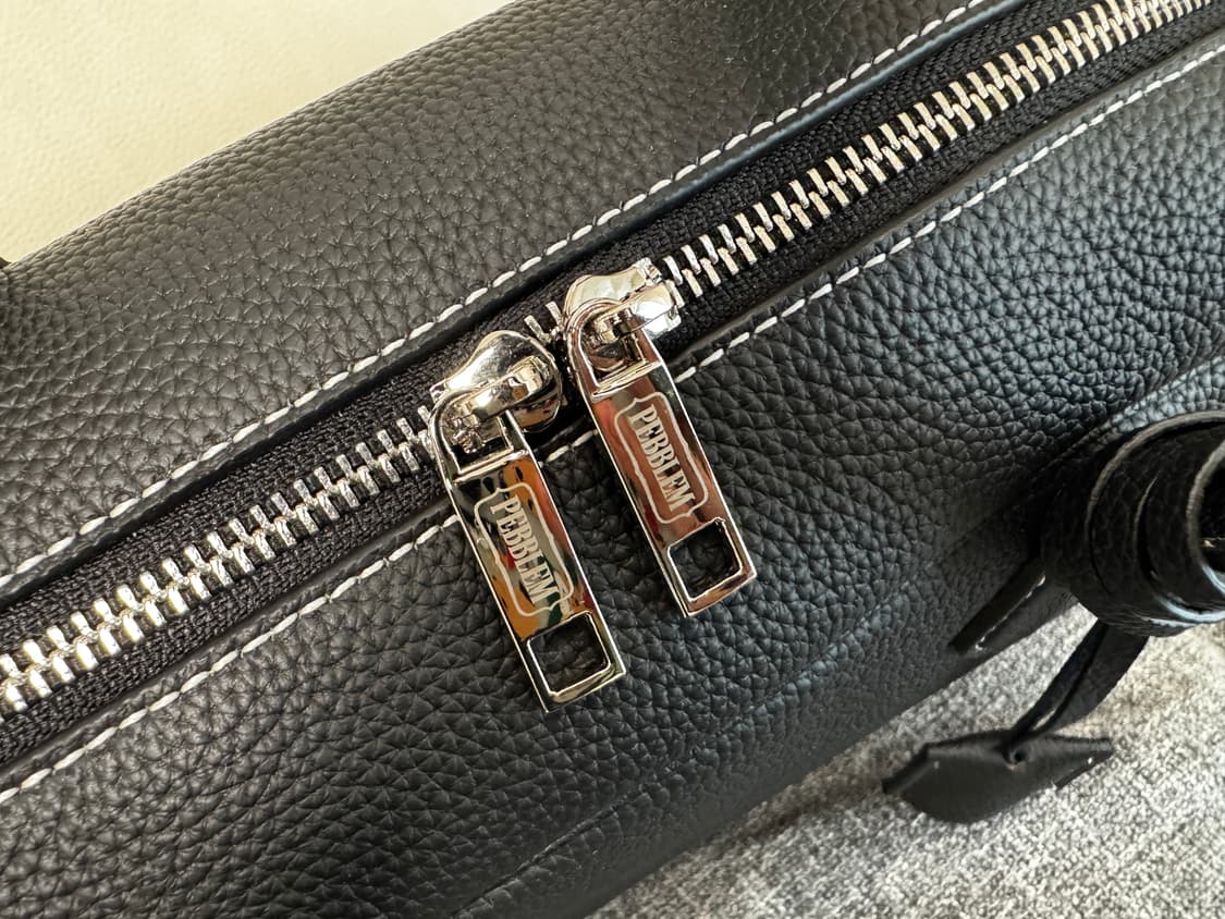 페블엠 볼링 숄더백 라지 블랙 상품이미지4