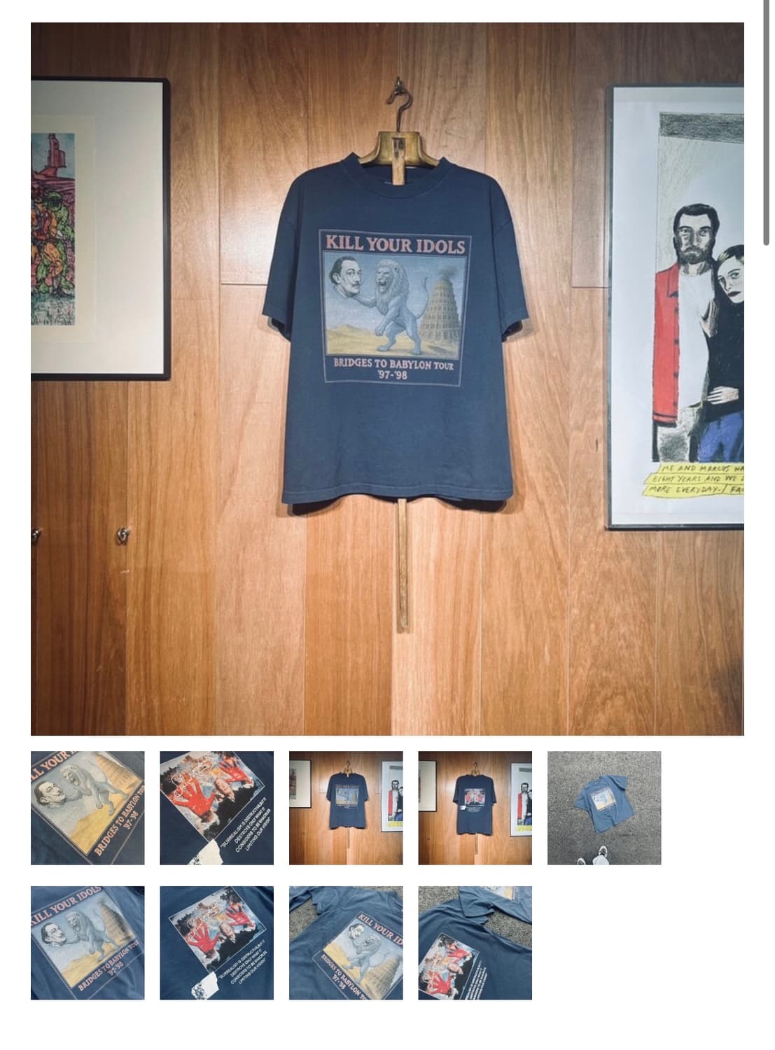 도넛리벤지 티셔츠 1사이즈팝니다 상품이미지1