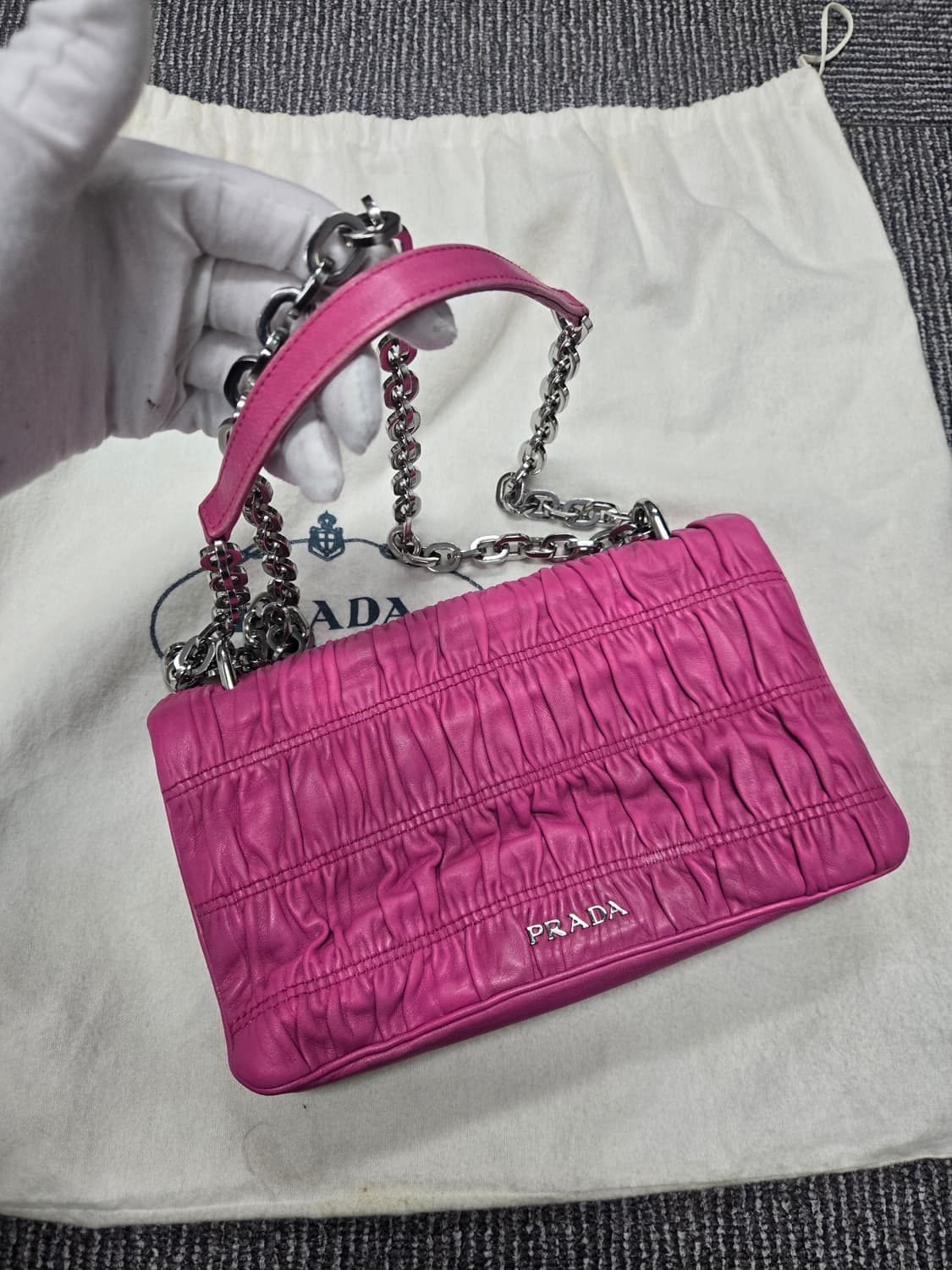 [특가][정품]프라다 고프레woc 체인백 상품이미지5