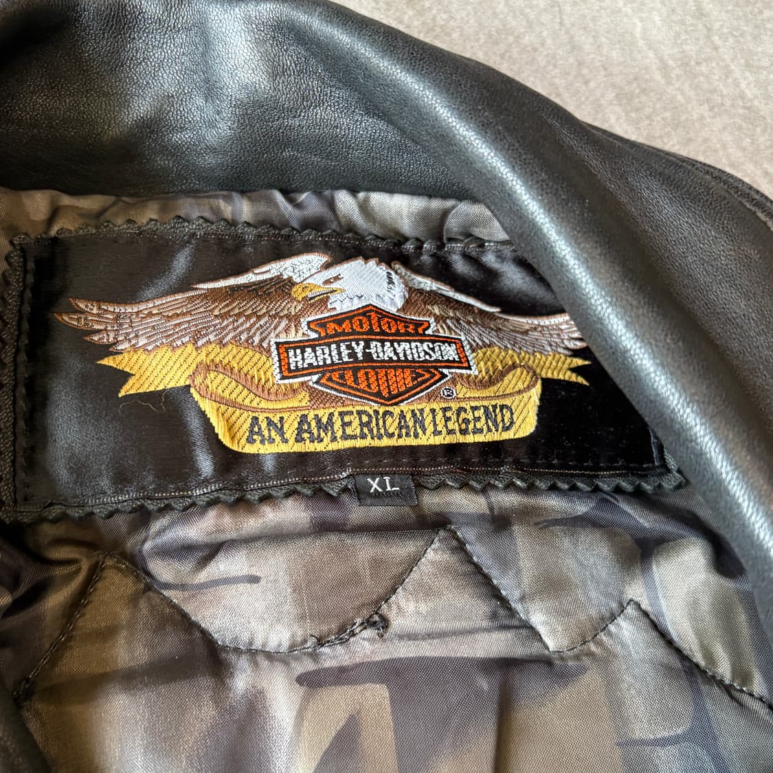 할리데이비슨 정품 더블 라이더 플레임 양가죽 자켓 상품이미지5