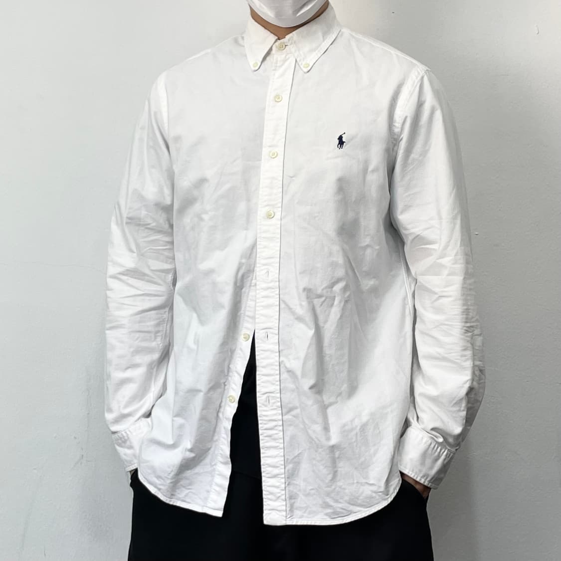 폴로랄프로렌 오버사이즈 화이트 옥스포드 셔츠 상품이미지2