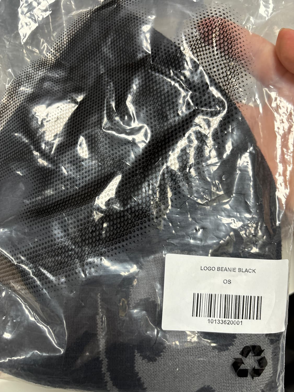 산산기어 로고 비니 블랙 미개봉 새제품 판매 상품이미지1