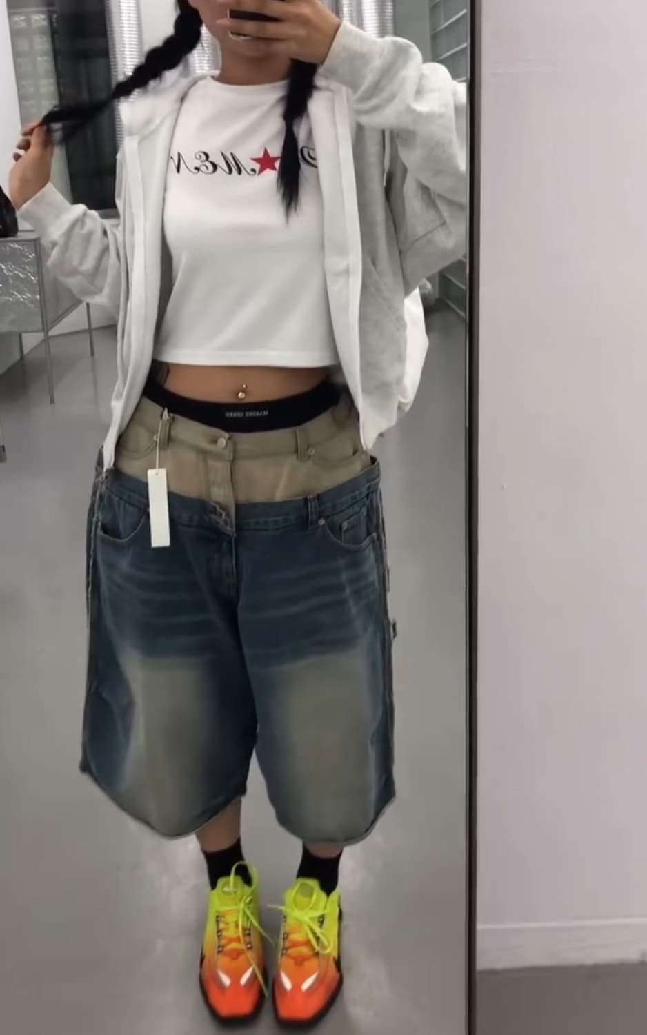 Preoccupy 프리아큐파이 double layered denim 상품이미지4