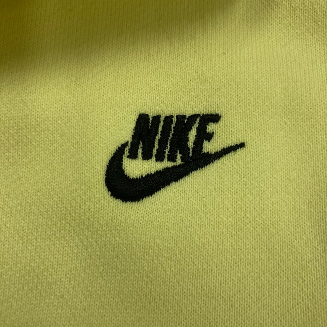 나이키 옐로우 컬러 퓨추라 스몰 로고 후드 집업 상품이미지2