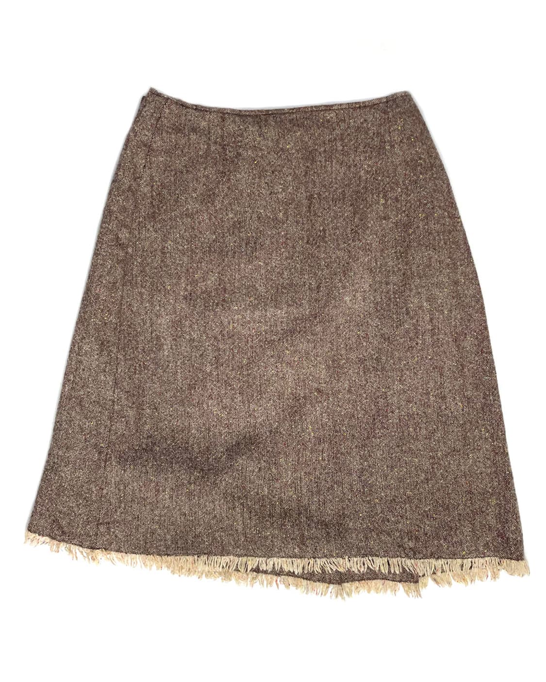 vintage 브라운 랩 스커트 상품이미지2