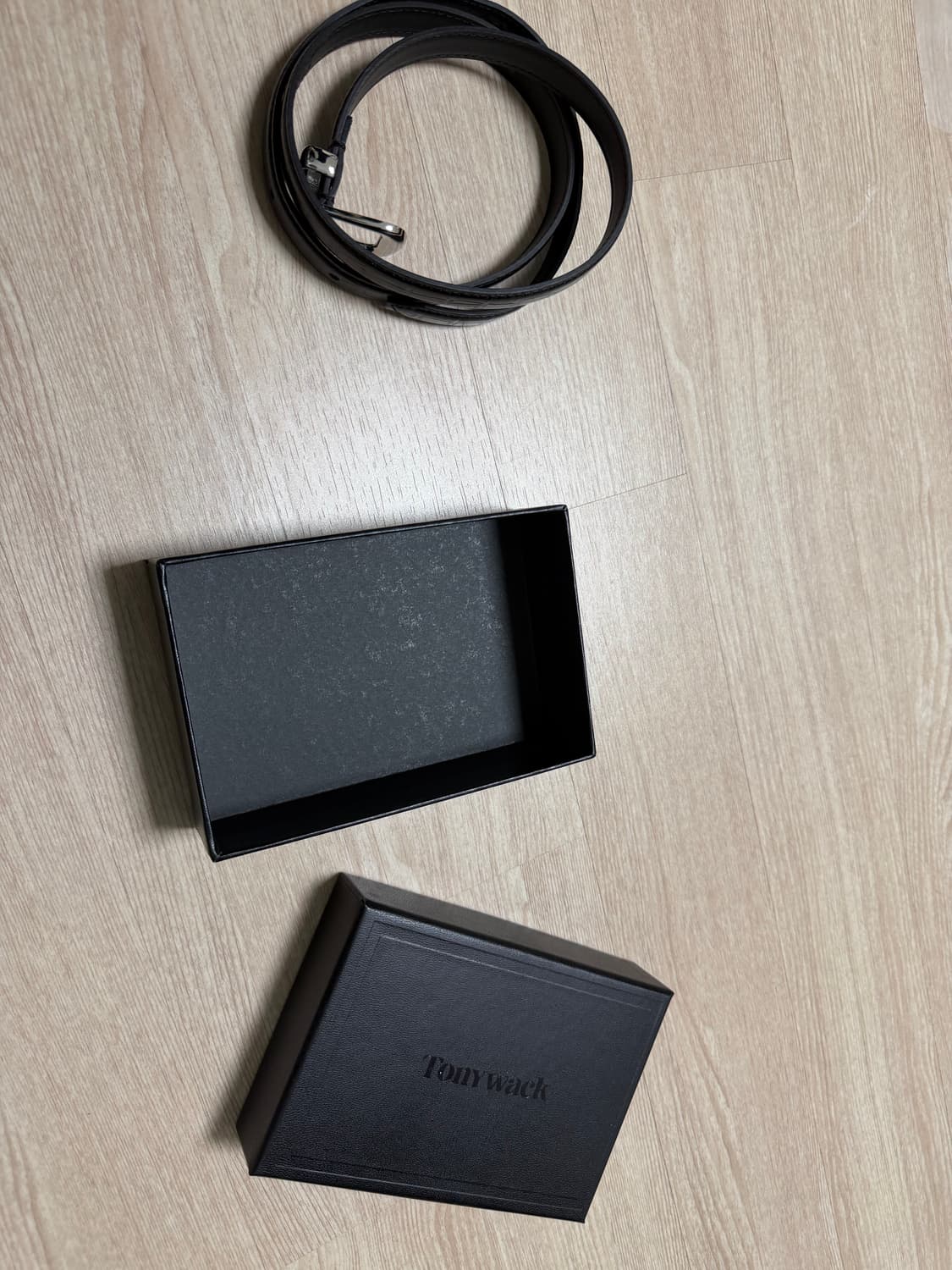 토니웩 CROCODILE PATTERN BELT_ 블랙 상품이미지4