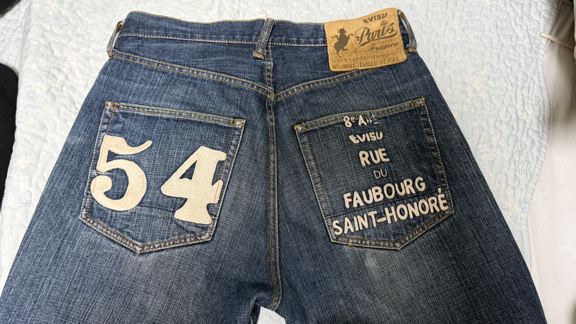 Evisu Paris france 32x34 상품이미지8