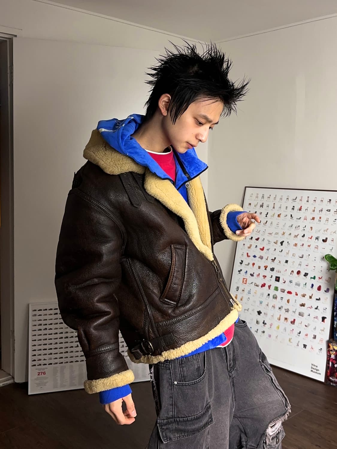 Type B-3 이모지 패치 플라이트 자켓  상품이미지1