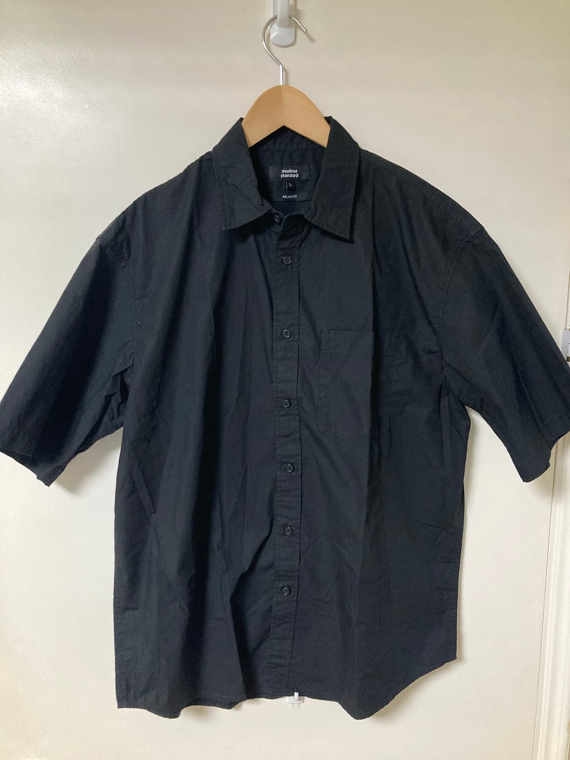 무신사 스탠다드 스트릿 릴렉스핏 포켓 셔츠 L 상품이미지1
