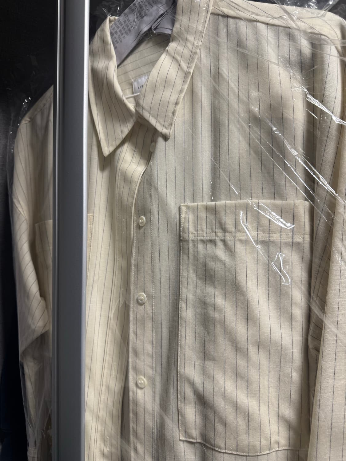 리본빛 셔츠 Marzi Wool Shirt - Lemon 상품이미지2