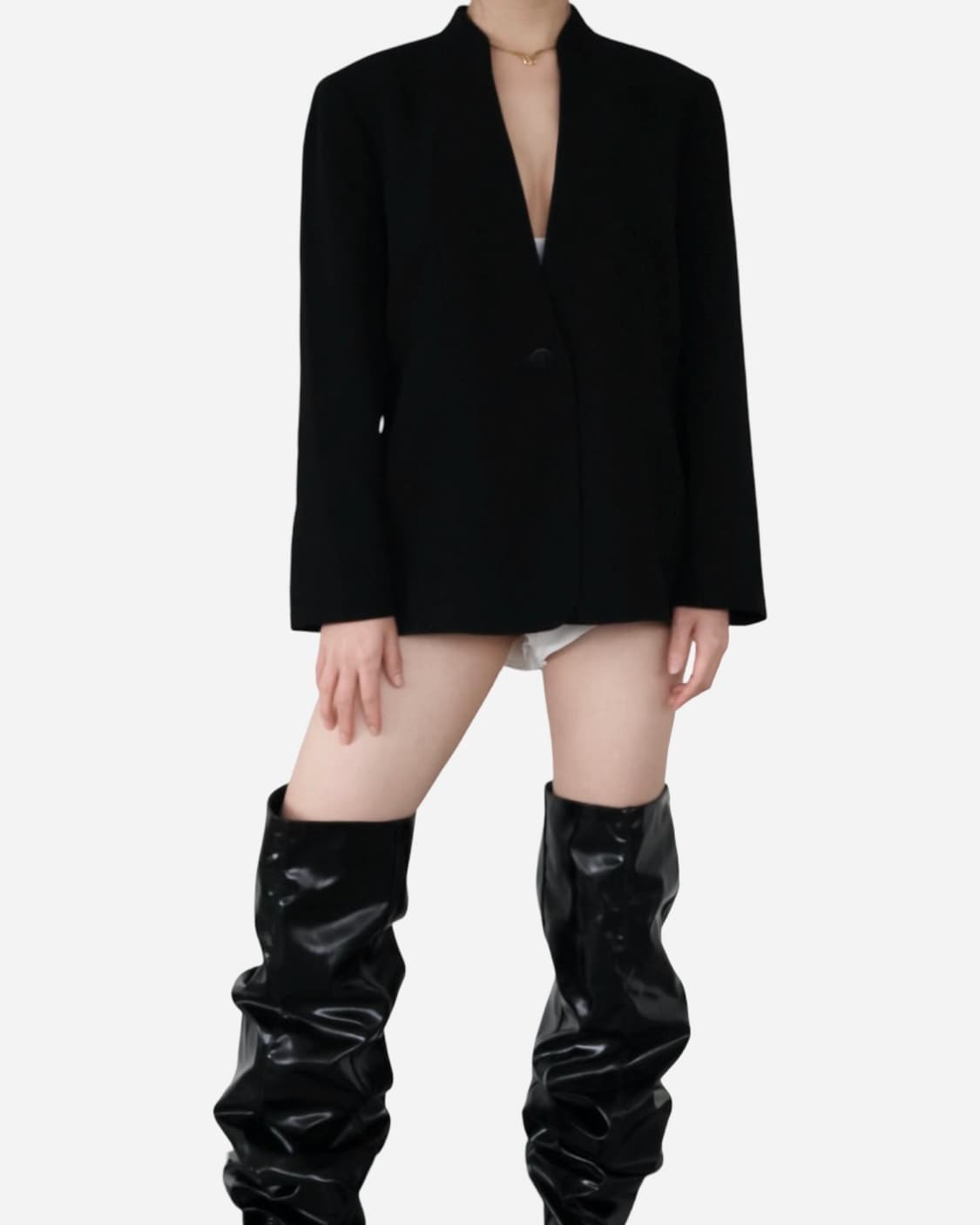 Chloé Minimal Black Jacket 상품이미지2