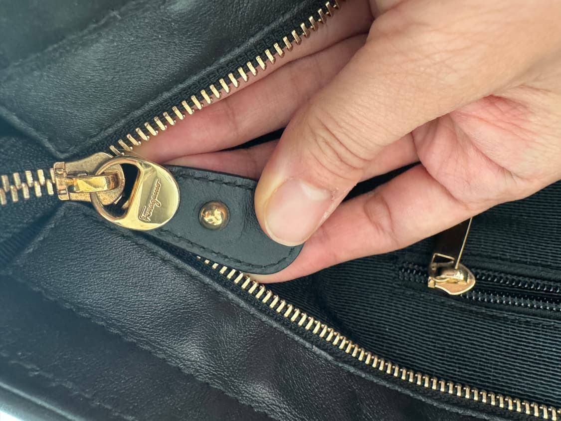 페라가모 간치니 레오파드 숄더 토트백 상품이미지8