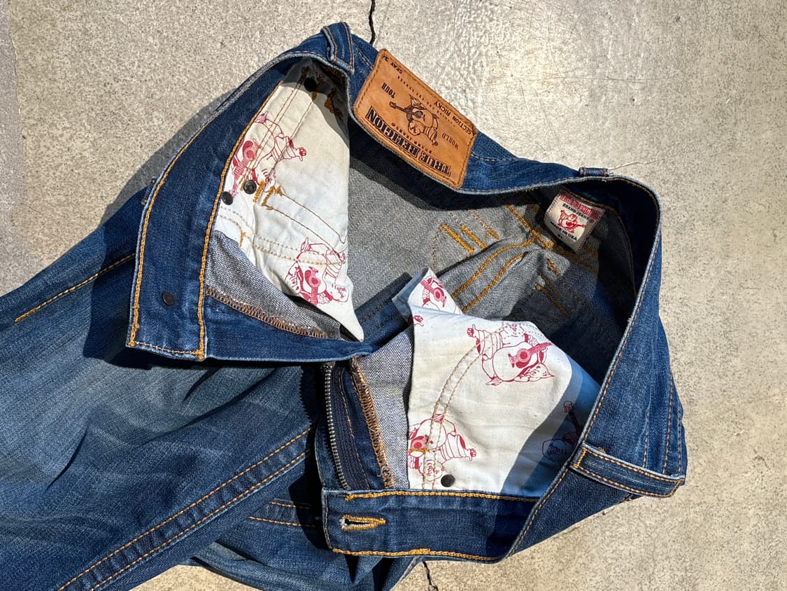 미국 오리지널 트루릴리전 웨스턴 찡 데님 팬츠  상품이미지7