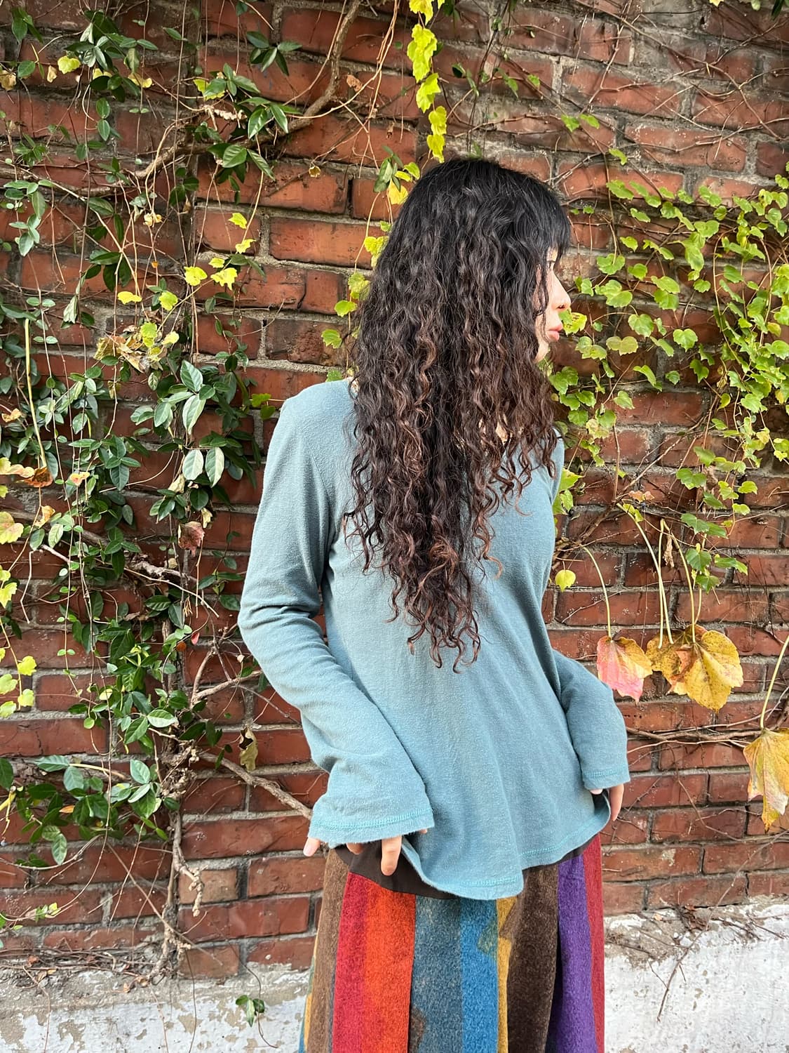 빈티지 민트 롱슬리브 상품이미지2