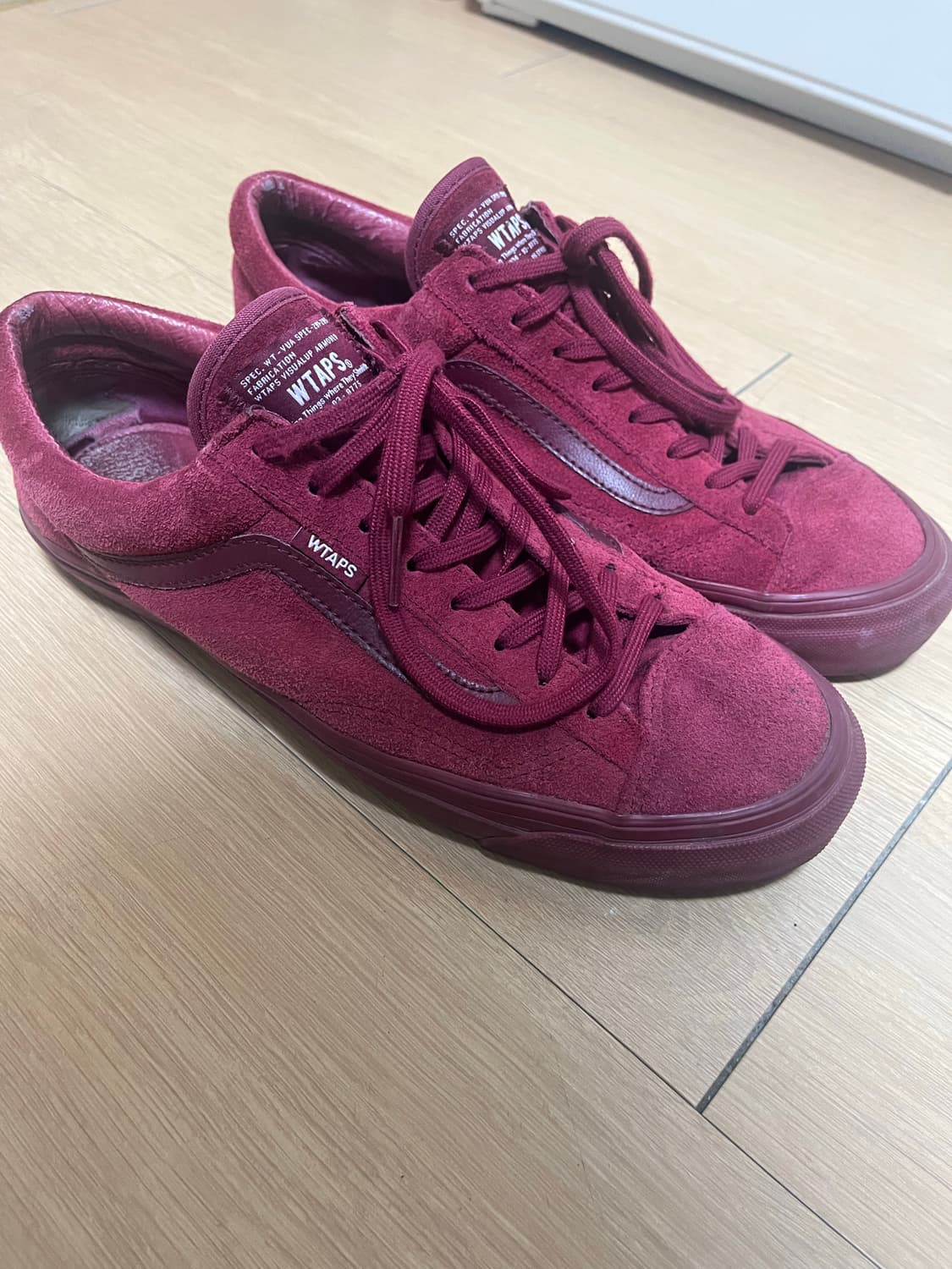 [270]반스 더블탭스 스타일36 버건디 상품이미지1