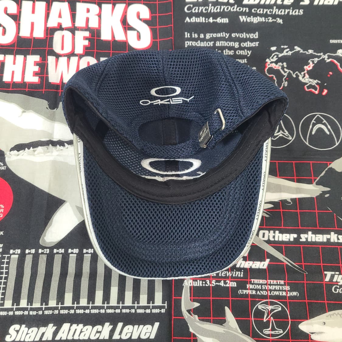 오클리 빈티지 자수 로고 메쉬 캡 모자 볼캡 상품이미지10