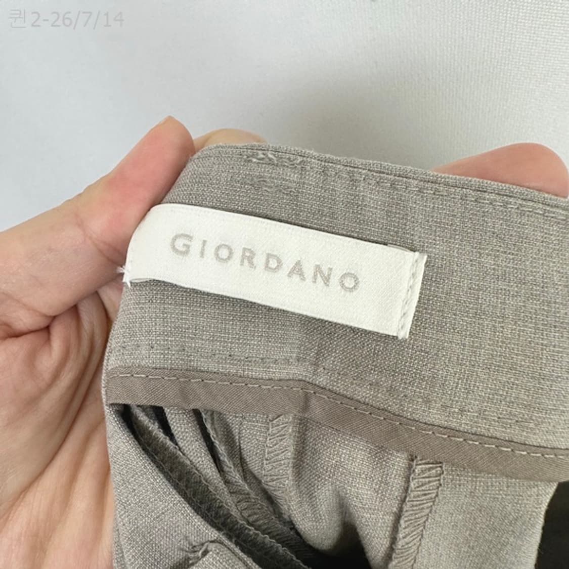지오다노 여자 일자 슬랙스바지  74 (30인치정도) 상품이미지6