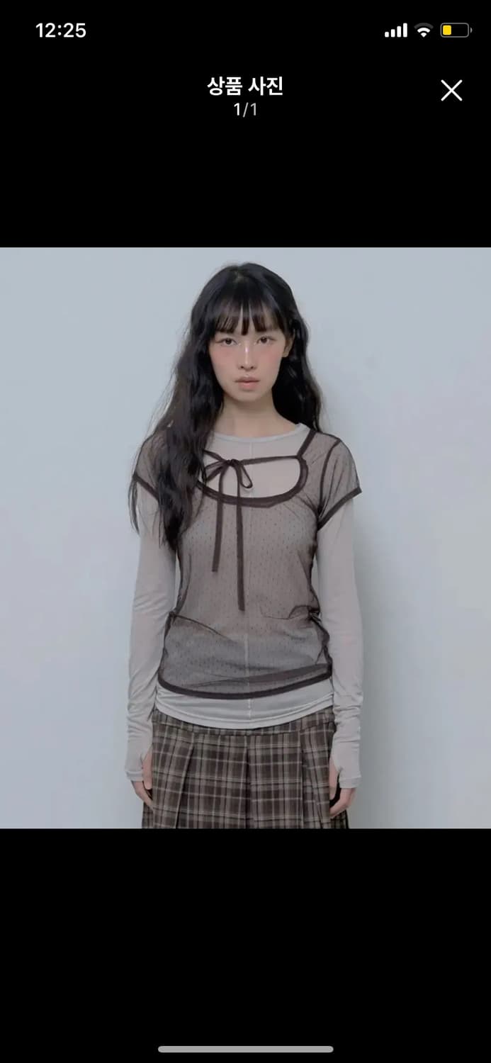 팬시클럽 도트 레이어드 롱슬리브 상품이미지1