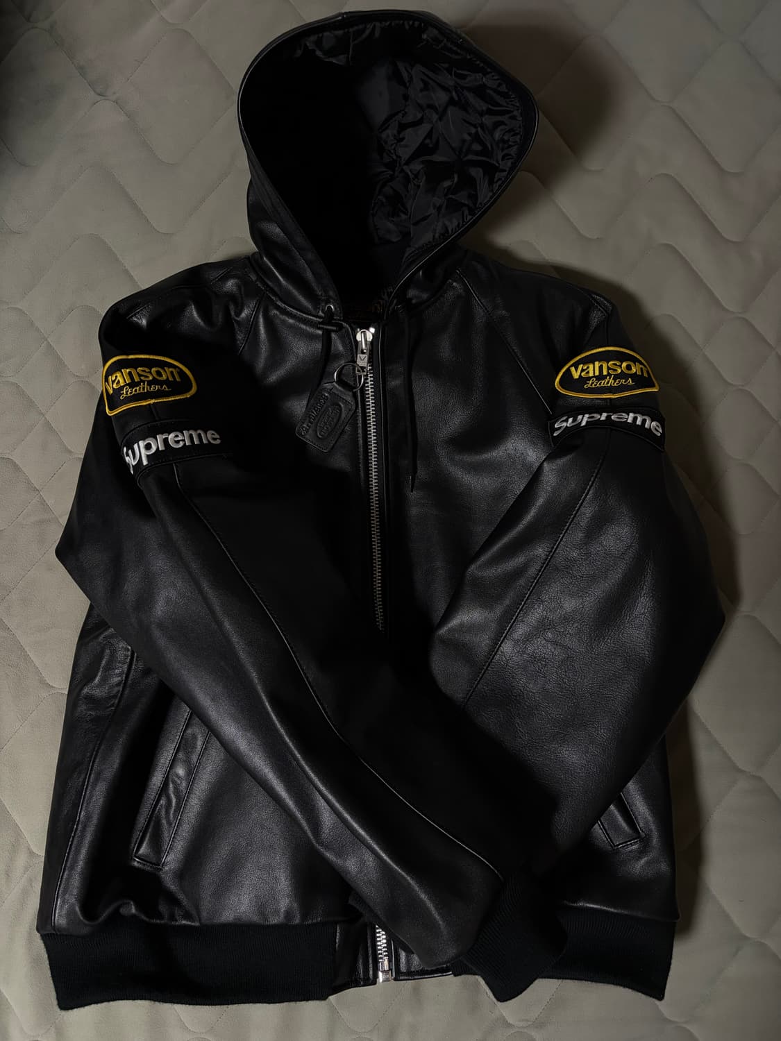 슈프림 밴슨 레더 후드 워크자켓 상품이미지3