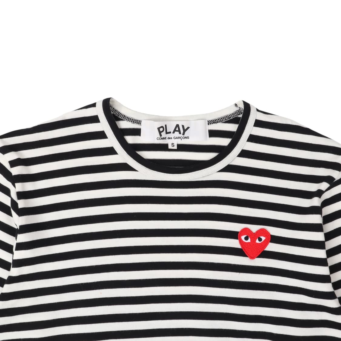 꼼데가르송 하트와펜 보더 스트라이프 롱슬리브 상품이미지2