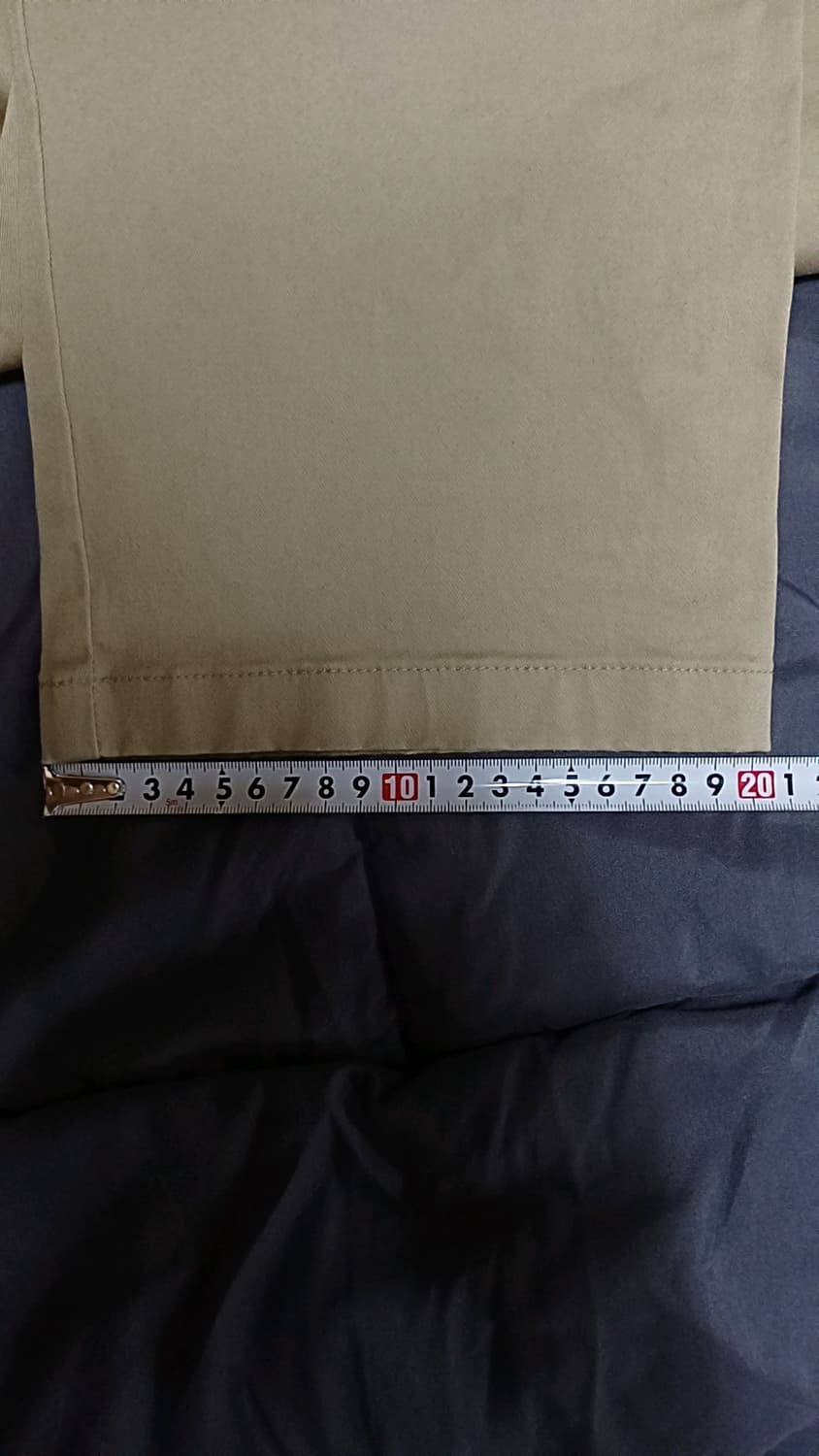 무신사 미사용 스판면바지 32인치 기장105 상품이미지9