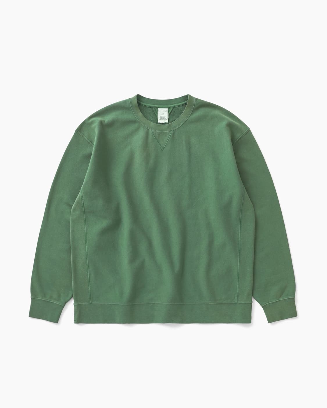 카키스 Khakis  Dyed Stock Crewneck Forest L 상품이미지1