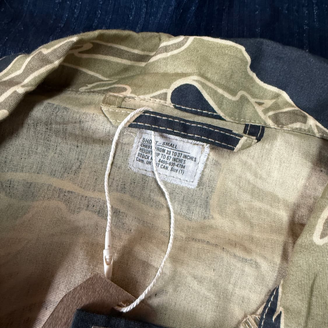 60‘s U.S Army (복각) 타이거 카모 컴뱃 자켓 S/S 상품이미지5