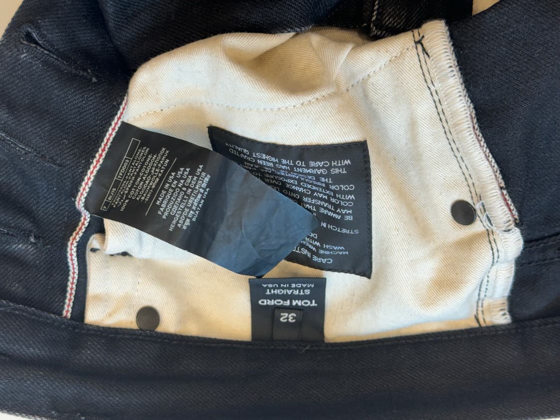 톰포드 셀비지블랙진 상품이미지5