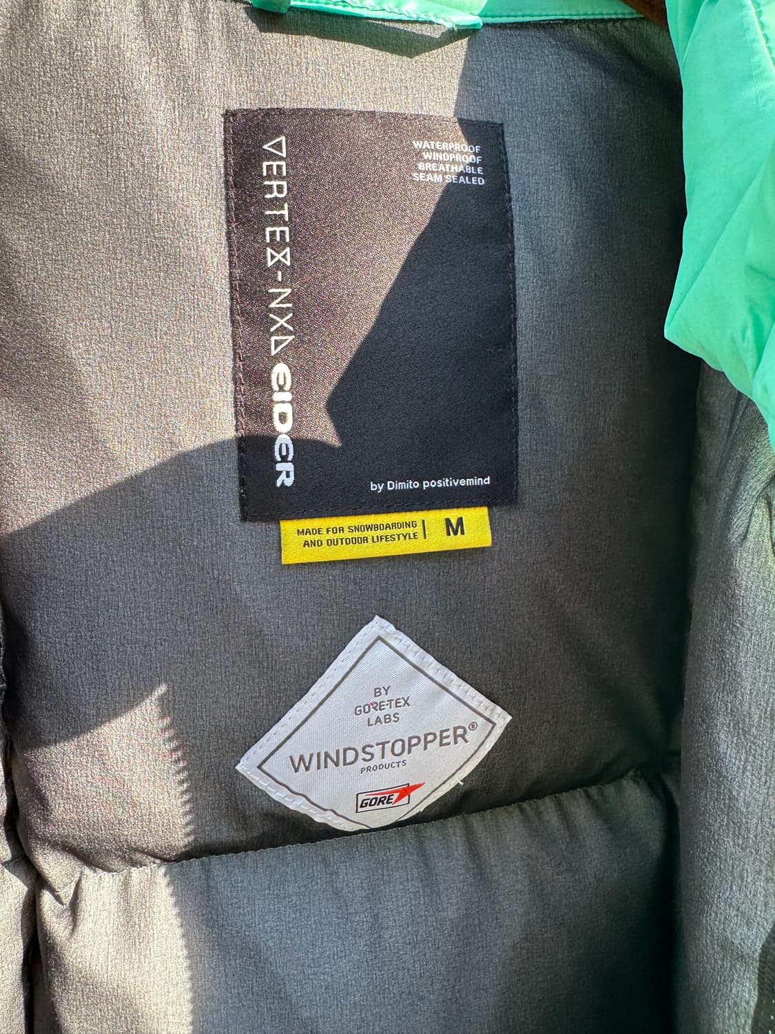 디미토 vertex nxd 아이더 콜라보 패딩 상품이미지4